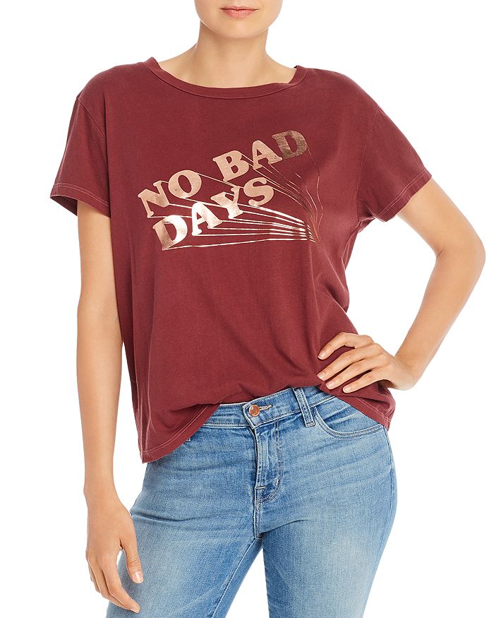 MOTHER THE BOXY GOODIE GOODIE NO BAD DAYS TEE,8231-315