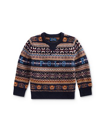 Ralph Lauren Boys' Polo Fair Isle Sweater, Little Kid - 100% Exclusive |  Bloomingdale's