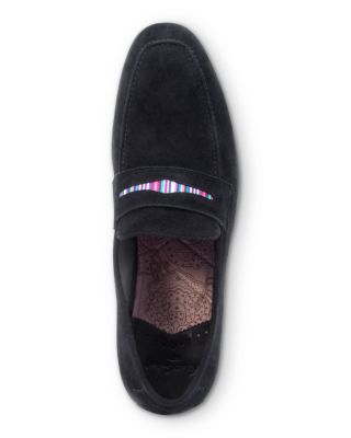 Robert Graham Men’s Mitchum Penny Loafers Robert Graham Mitchum RG5321S Mens Blue Suede Loafers & Slip  main image 3