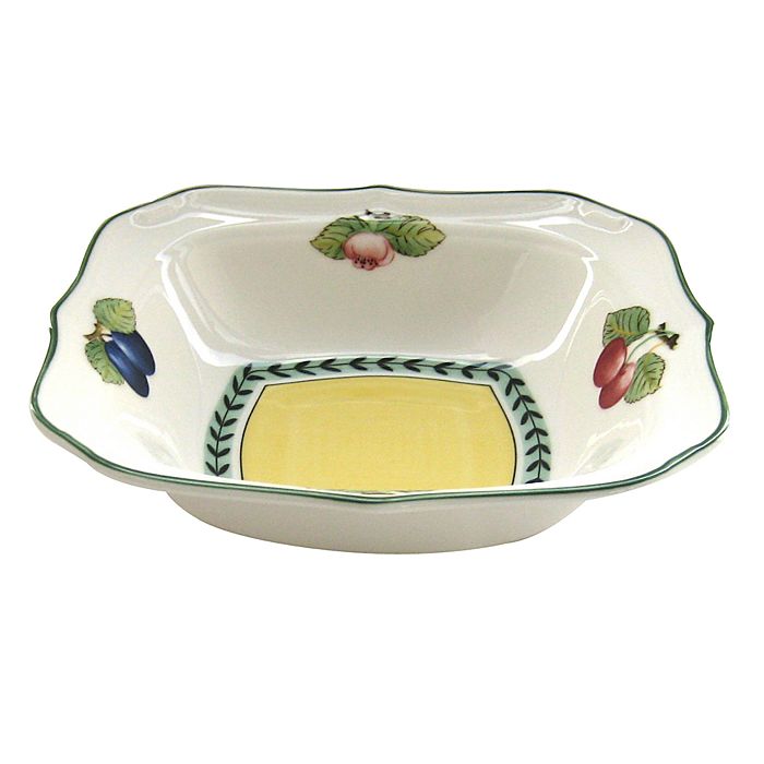 Villeroy & Boch French Garden Fleur Square Individual Bowl In Fleurence