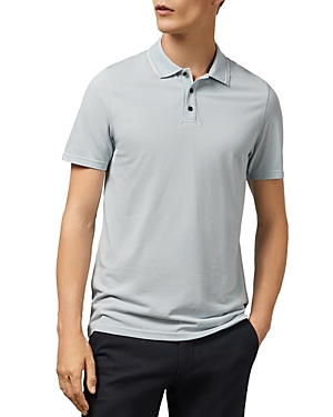Ted Baker Flava Pique Regular Fit Polo Shirt - 100% Exclusive In Pale Blue