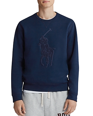 Polo Ralph Lauren Big Pony Sweatshirt In Aviator Navy