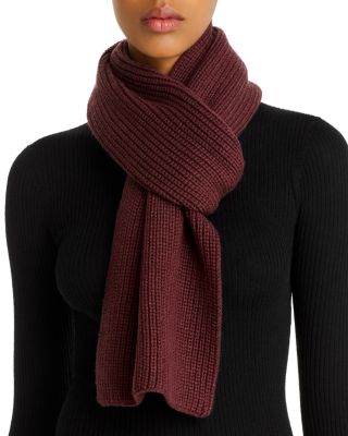 Allsaints Half Cardigan Scarf In Port 