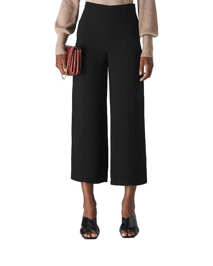 Whistles Cropped Wide-Leg Pants