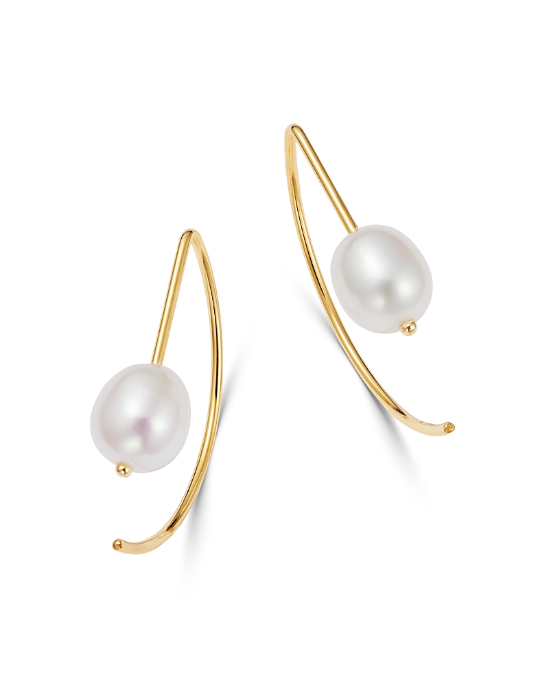 Bloomingdale's Fine Collection Cultured Freshwater Pearl Threader Earrings