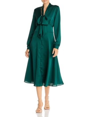 Fame and Partners Amalia Satin Midi Dress - 100% Exclusive | Bloomingdale's