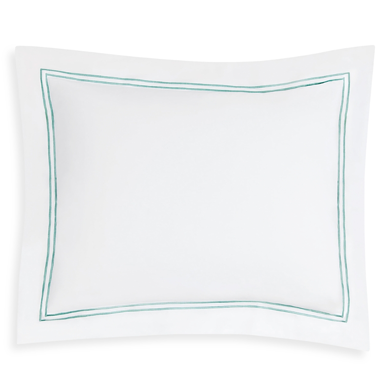 Sferra Grande Hotel Sham In White/aqua