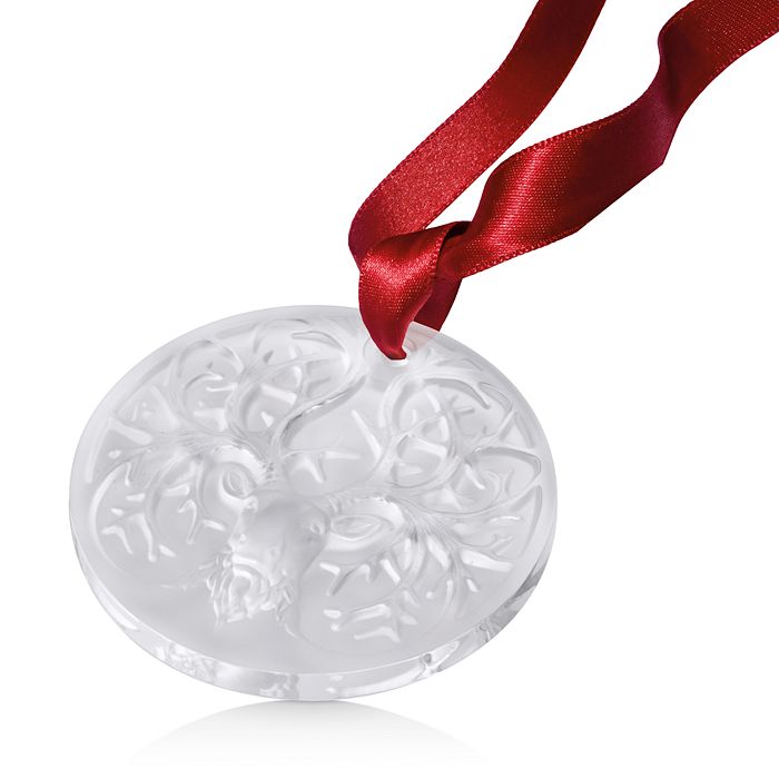 Lalique Reindeer Christmas Ornament Bloomingdale's
