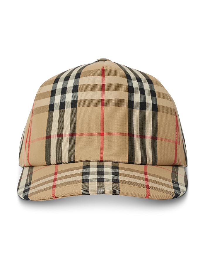 Burberry Vintage-check Cotton Baseball Cap In Beige Khaki