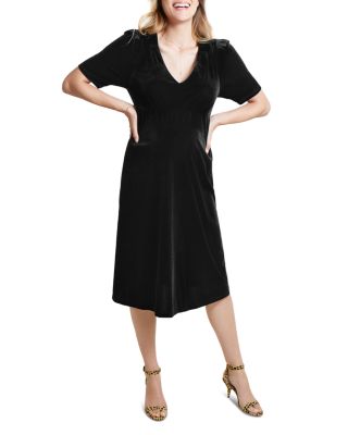 reiss elsa velvet dress