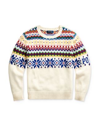 polo ralph lauren snowflake sweater