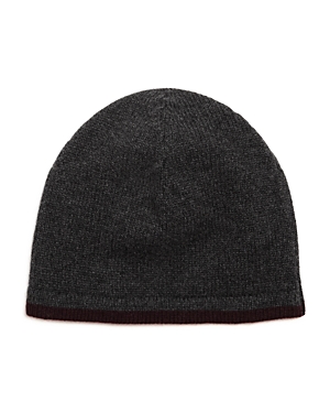The Men's Store At Bloomingdale's Solid Cashmere Skull Cap - 100% Exclusive In Charcoal/raisin