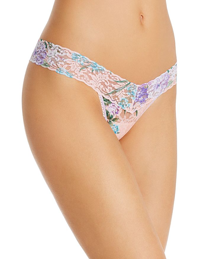 Hanky Panky Petite Low-rise Thong In Ashley Floral