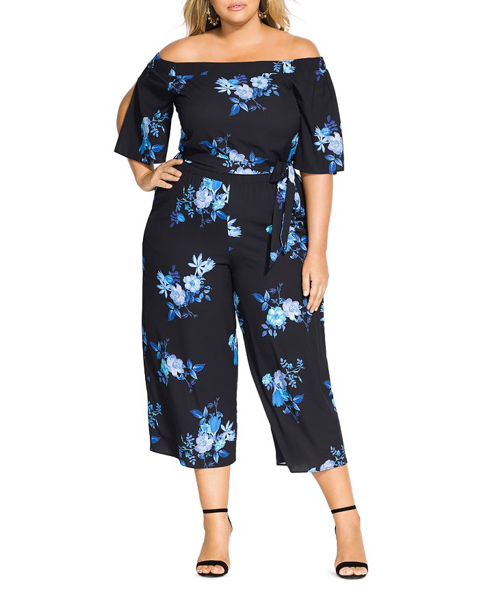 City chic sales off shoulder jumpsuit