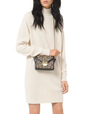 michael kors turtleneck sweater dress