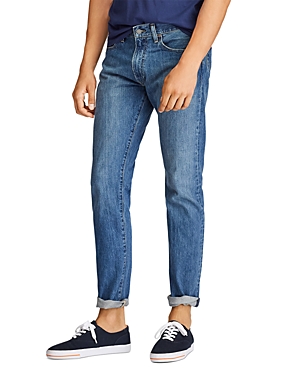 Polo Ralph Lauren Varick Slim Straight Jeans in Medium Blue