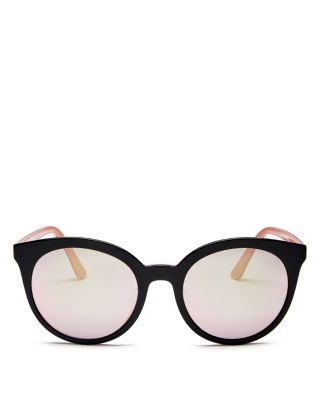 prada women's round sunglasses