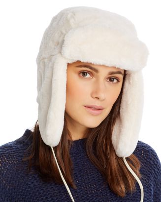 AQUA Faux Fur Trapper Hat - 100% Exclusive | Bloomingdale's