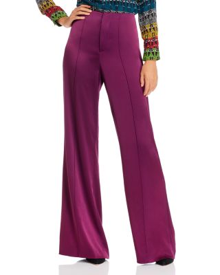 alice and olivia dylan wide leg pants