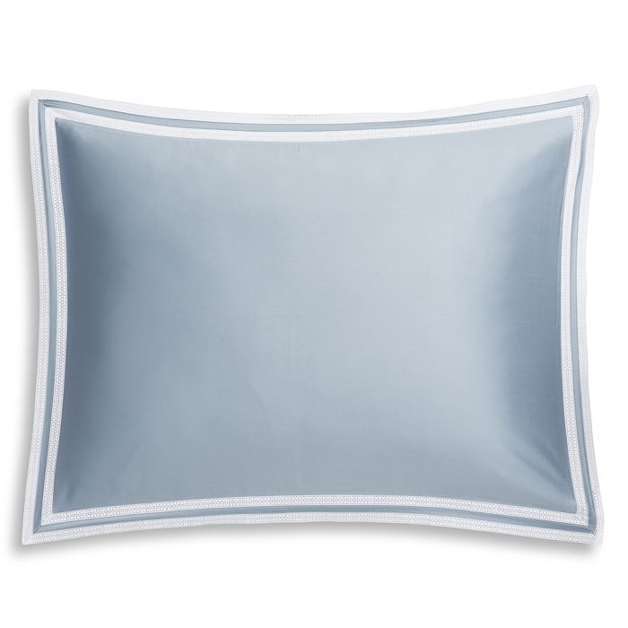 Matouk Grace Standard Sham In Hazy Blue