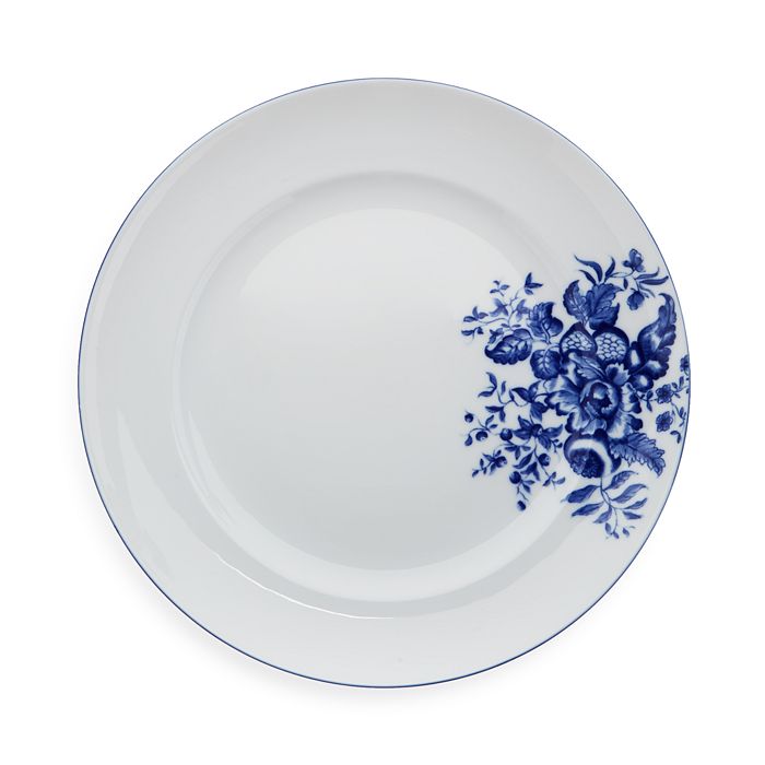 Mottahedeh Emmeline Dinner Plate In Blue/wht