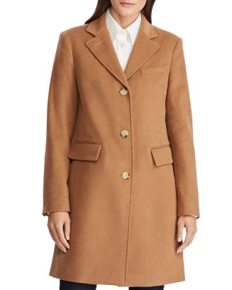 Ralph Lauren Wool-Blend Reefer Coat | Bloomingdale's