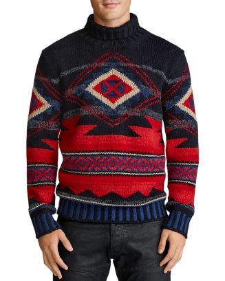 Polo Ralph Lauren Southwestern Turtleneck Sweater | Bloomingdale's