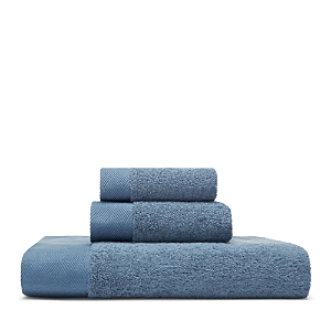 Frette Diamond Bordo Bath Sheet In Midnight Blue