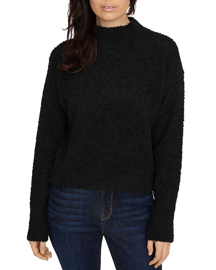 Sanctuary Teddy Mock-neck Sweater - 100% Exclusive In Black
