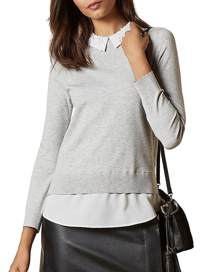 Ted baker embellished collar store jumper