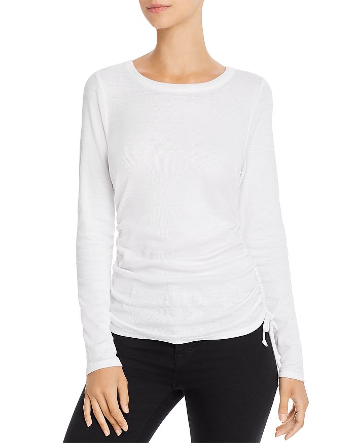 CHASER Ruched Drawstring Tee | Bloomingdale's