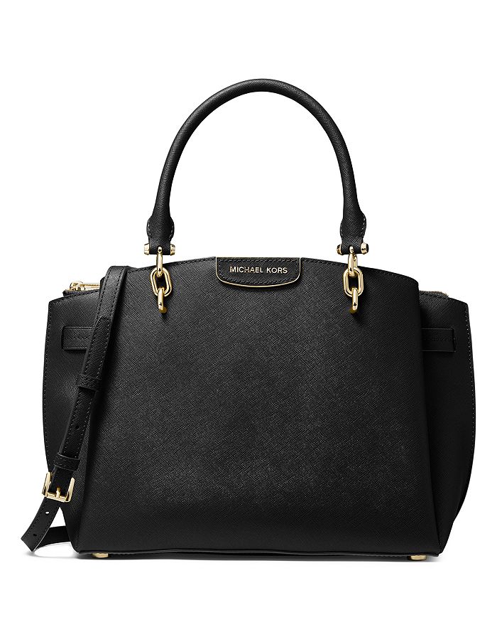 Michael Michael Kors Rochelle Large Tote In Black/gold