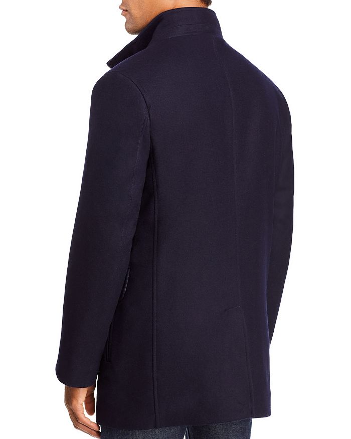 Shop Cole Haan Melton 3-in-1 Top Coat In Navy
