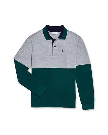 Sociology Russia recovery Lacoste Boys' Color-Block Long Sleeve Polo Shirt - Little Kid, Big Kid |  Bloomingdale's