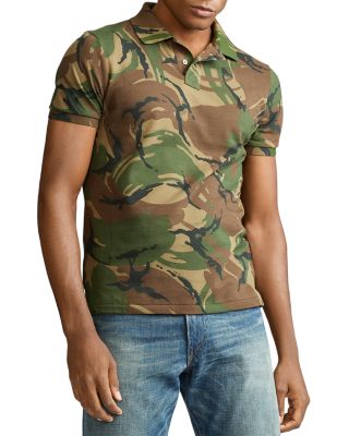 camo polo jeans