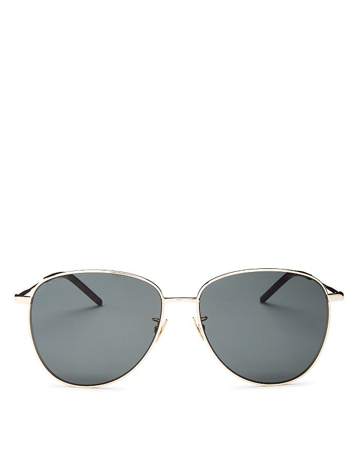 Saint laurent 60mm aviator sunglasses 2025