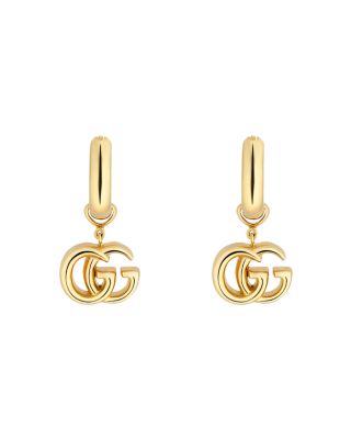gucci gg earrings gold