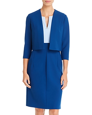 BOSS JIKIVA CROPPED OPEN-FRONT JACKET,5041409642700