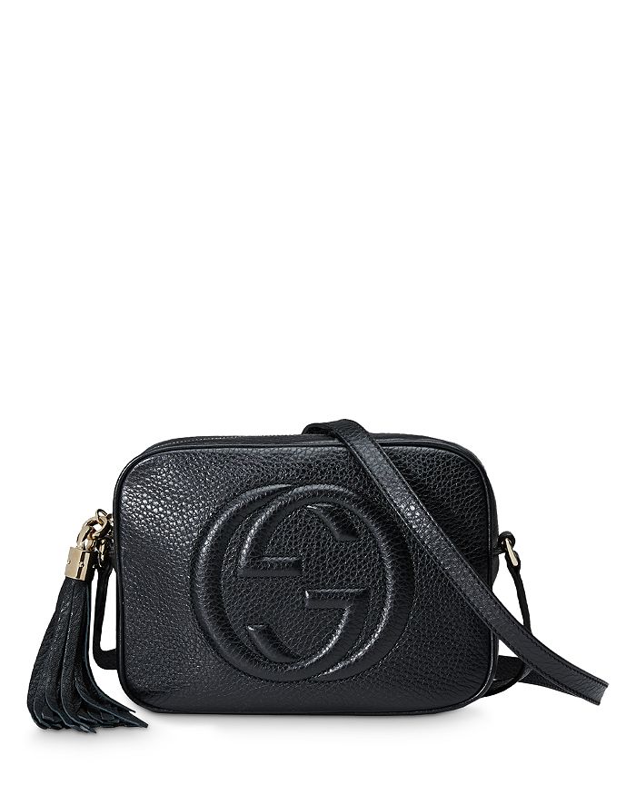 Gucci Soho Small Leather Disco Bag In Black/gold | ModeSens