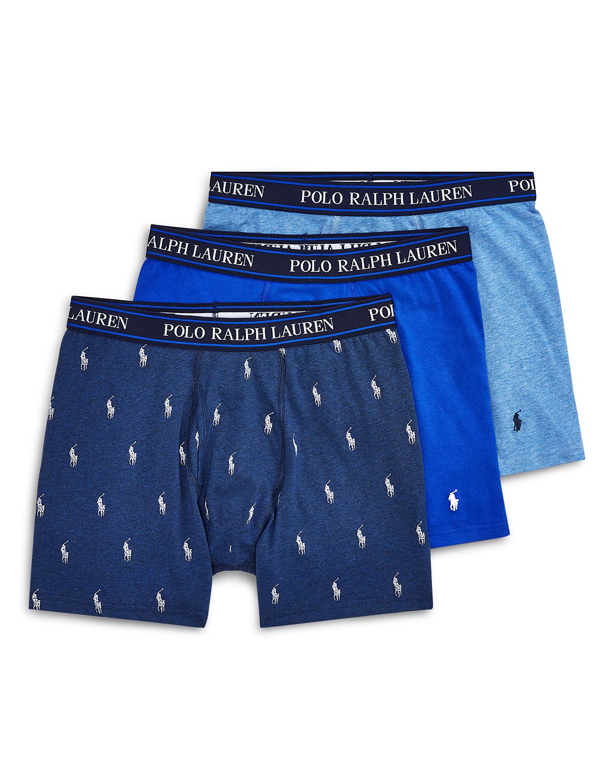 Polo Ralph Lauren Stretch Cotton Boxer Briefs - Pack of 3