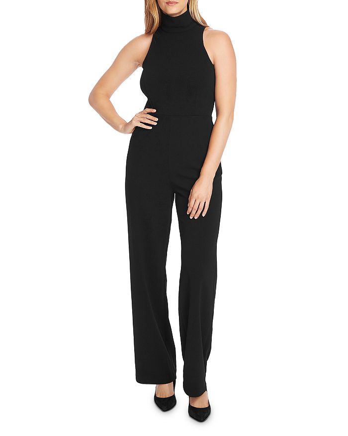 Sleeveless Mock Neck Jumpsuit
