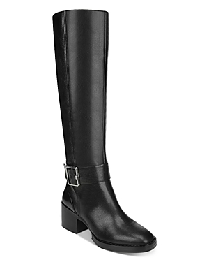 Via Spiga Women's Garnett Leather Tall Boots In Black Leather | ModeSens