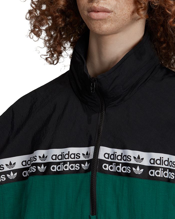 Espera un minuto Inicialmente demanda Adidas Originals Vocal Windbreaker Jacket In Dark Green | ModeSens