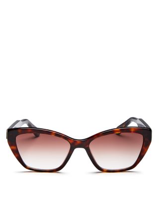 chloe willow square cat eye 54mm sunglasses