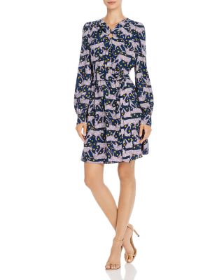 kate spade 　panther dot dress kate spade new york Belted Panther Dot Dress | Bloomingdale's