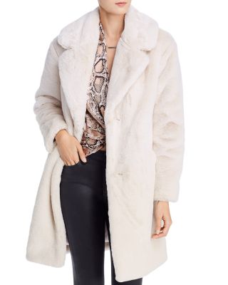 AQUA - Faux Fur Coat - 100% Exclusive