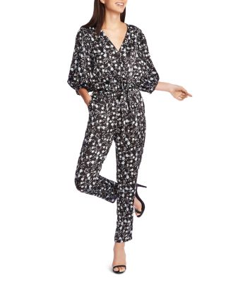 1 state floral jumpsuit