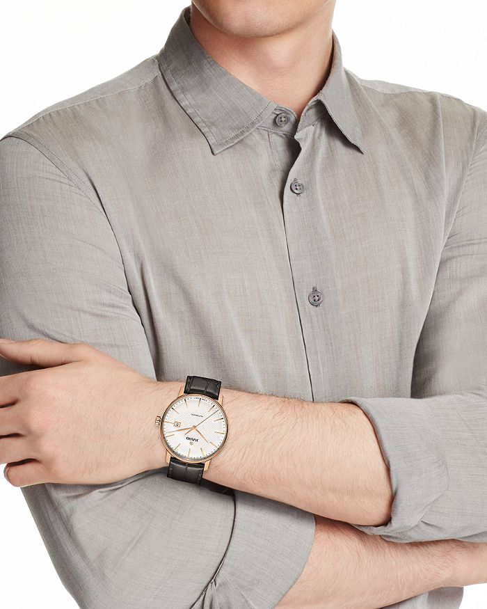 Shop Rado Centrix Watch, 41mm In White/dark Brown