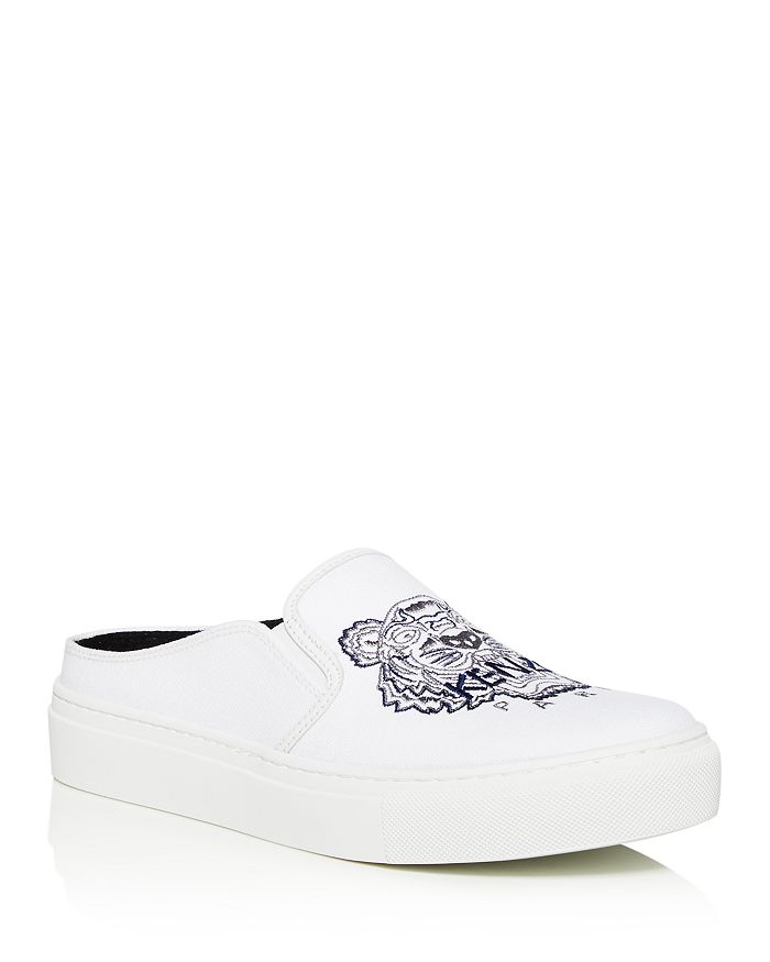KENZO WOMEN'S EMBROIDERED SLIP-ON PLATFORM trainers,F952SN105F70