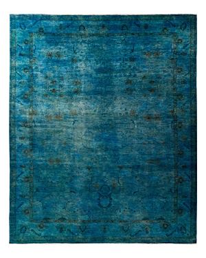 Bloomingdale's Expressions-35 Area Rug, 9' X 12'6 In Turquoise